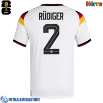 Fotballdrakt Herre Tyskland Antonio Rudiger #2 Hjemmedrakt VM 2026 Kortermet